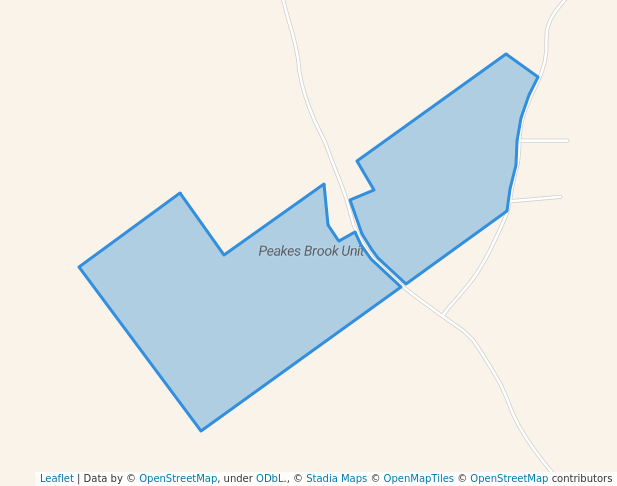 walking in Peakes Brook Unit map in Delhi