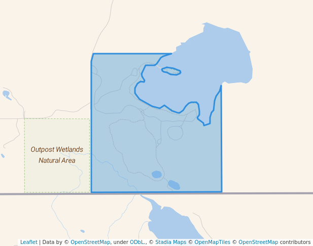 walking in Police Outpost Provincial Park map in Mountain View