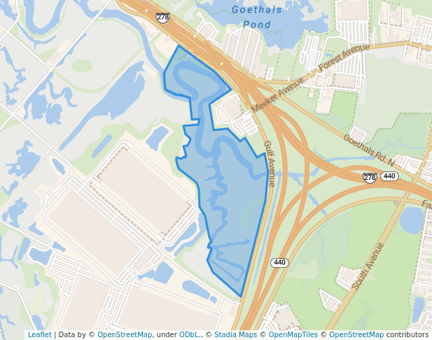 Old Place Creek Tidal Wetlands Area