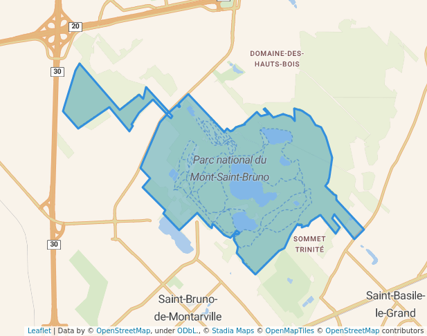 Parc national du Mont-Saint-Bruno