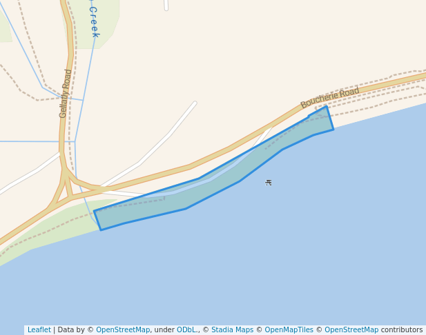 walking in Rotary Beach map in West Kelowna