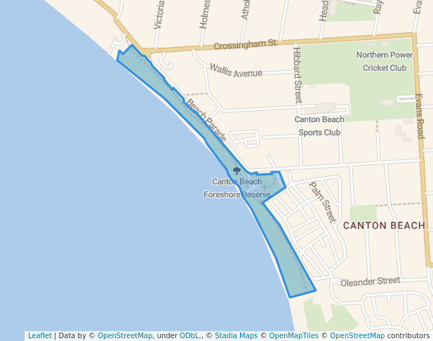 Canton Beach Foreshore Reserve