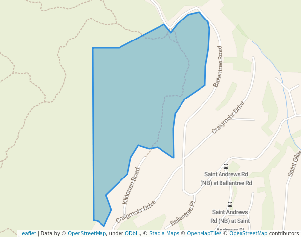 walking in Ballantree Park map in West Vancouver
