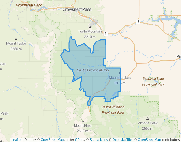 Castle Provincial Park