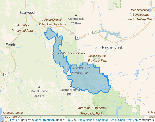 Castle Wildland Provincial Park