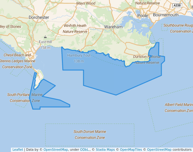 Studland to Portland Special Area of Conservation