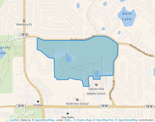 walking in Northview Park map in Eagan