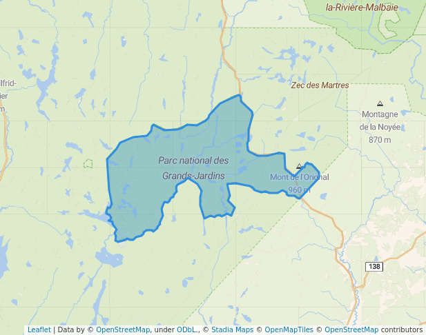 Parc national des Grands-Jardins