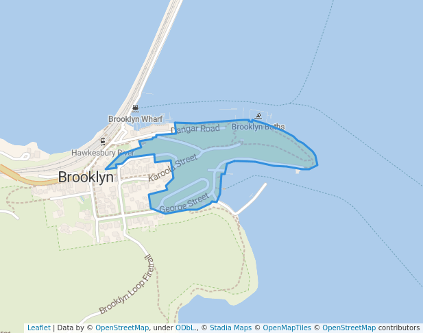 walking in McKell Park map in Brooklyn