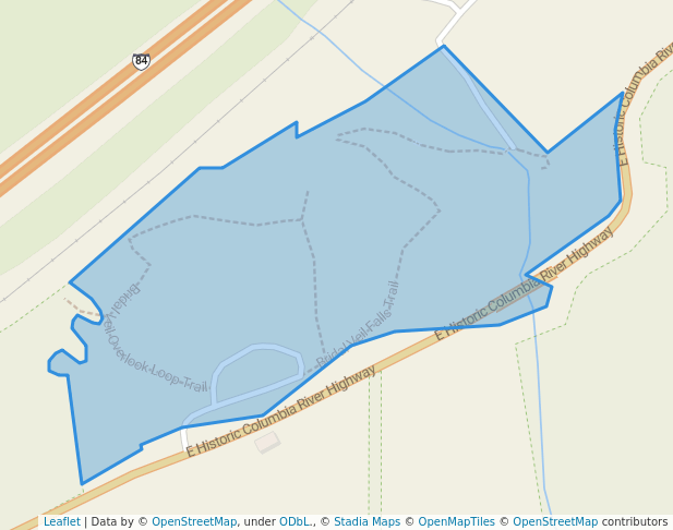 Bridal Veil Falls State Scenic Viewpoint