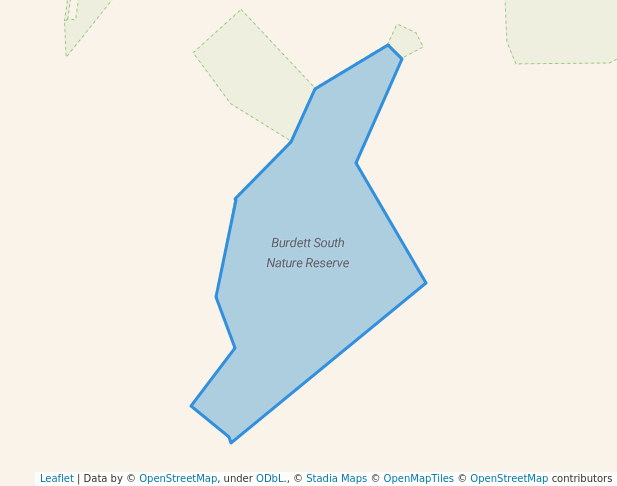 walking in Burdett South Nature Reserve map in Wittenoom Hills