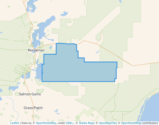 walking in Dundas Nature Reserve map in Fraser Range