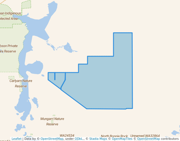 walking in Karroun Hill Nature Reserve map in Karroun Hill