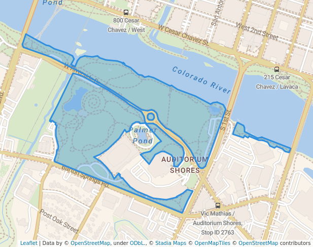 Auditorium Shores at Town Lake Metropolitan Park