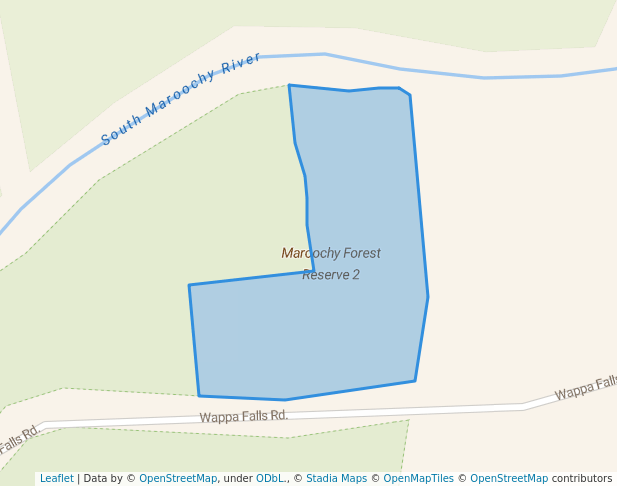 walking in Maroochy Forest Reserve 2 map in Dulong