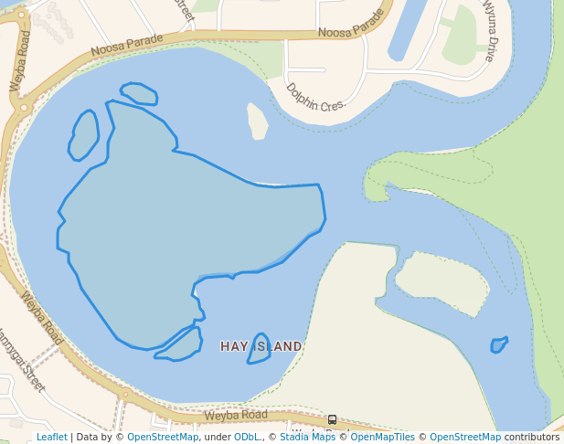 walking in Keyser Island Conservation Park map in Sunshine Coast