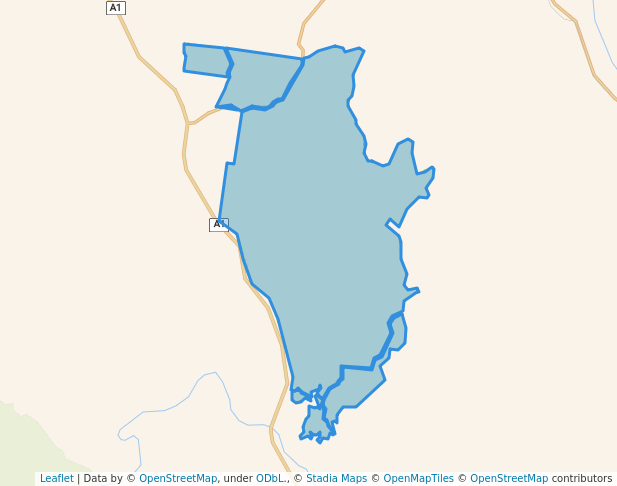 walking in Warro National Park map in Lowmead