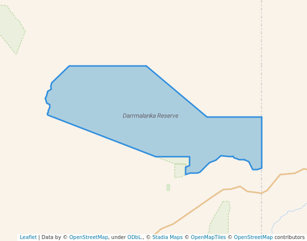 walking in Darrmalanka Reserve map in Kununurra