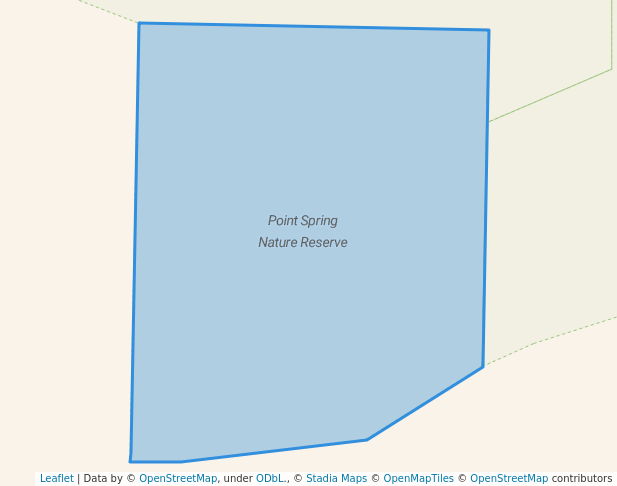 walking in Point Spring Nature Reserve map in Kununurra