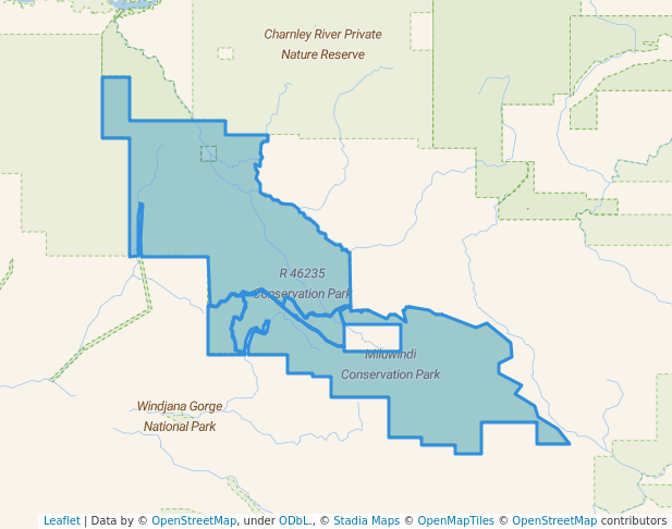 walking in R 46235 Conservation Park map in Meda