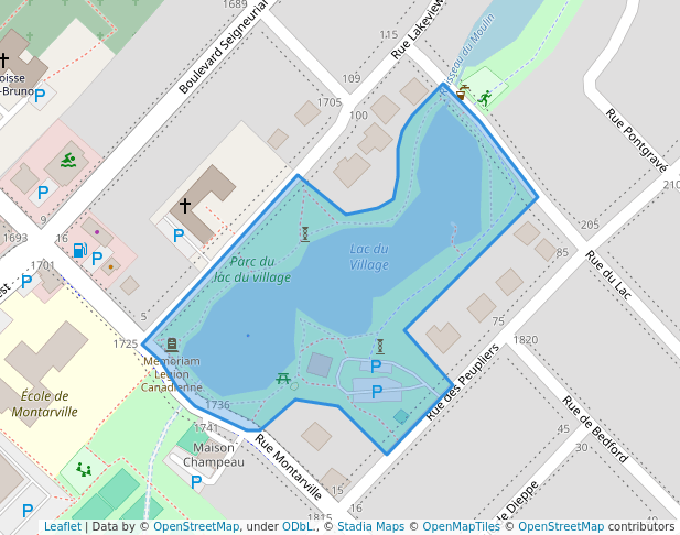 Parc du lac du village