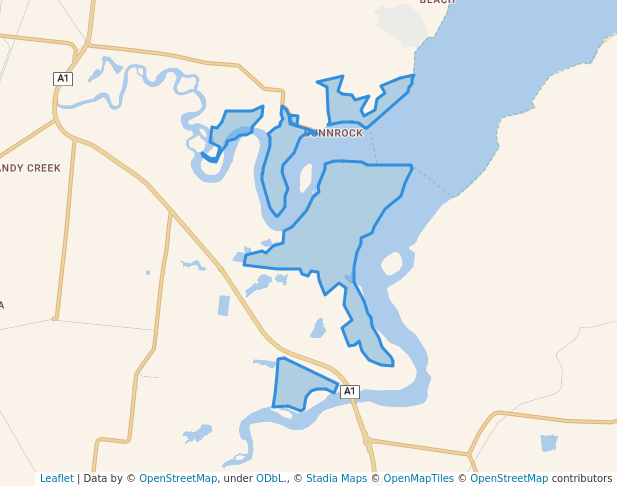 walking in Sandringham Bay Conservation Park map in Eimeo