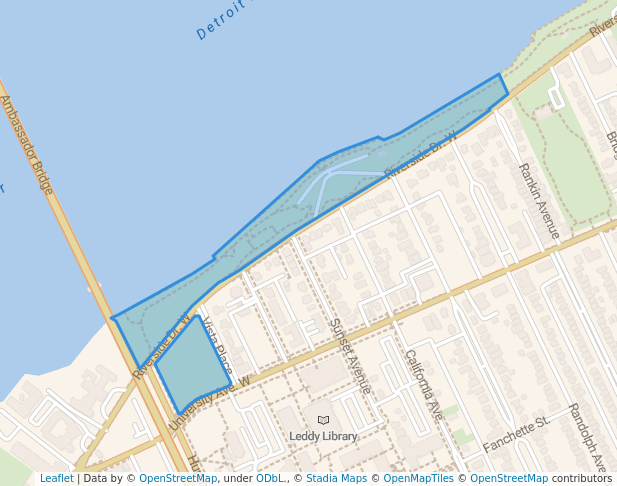 Assumption Park;Windsor Sculpture Park