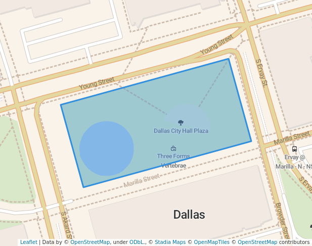 Dallas City Hall Plaza