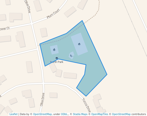 walking in North Park map in Colstrip