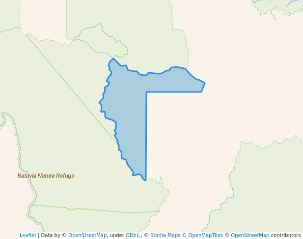 walking in Bromley (Kungkaychi) National Park (Cape York Peninsula Aboriginal Land) map in Nanum