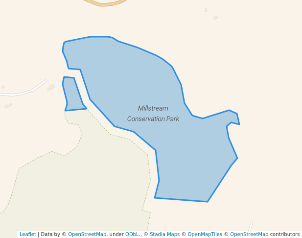 walking in Millstream Conservation Park map in Evelyn