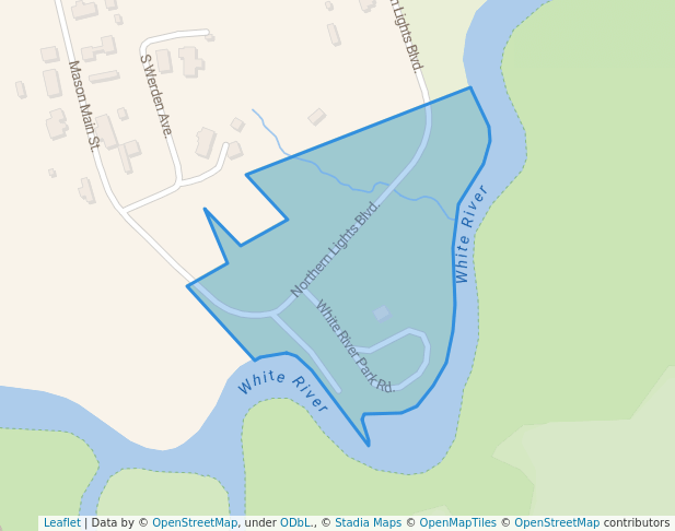 White River Park in Mason | Map and Routes