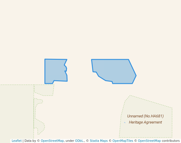 walking in Unnamed (No.HA325) Heritage Agreement map in Maggea
