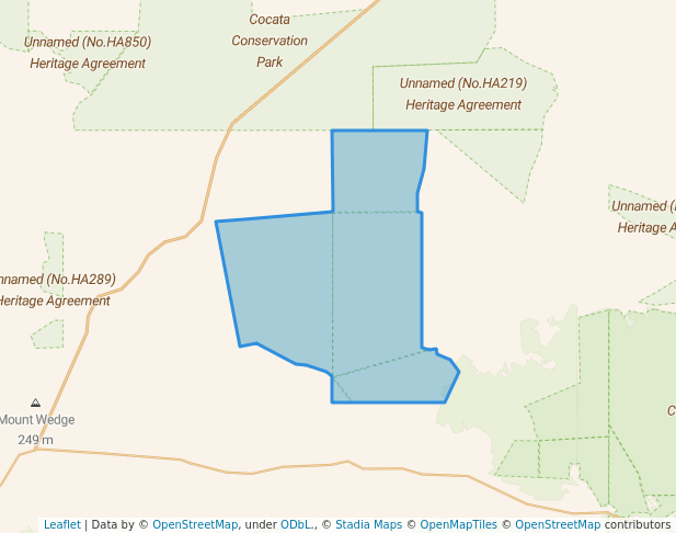 walking in Dakalanta Private Nature Reserve map in Palkagee