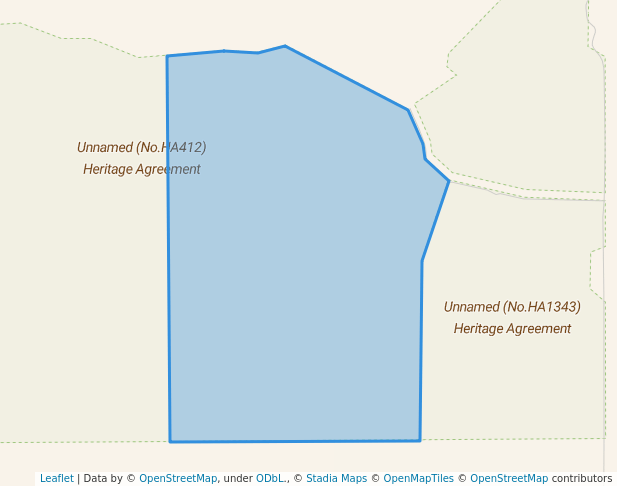 walking in Unnamed (No.HA1342) Heritage Agreement map in Borrika