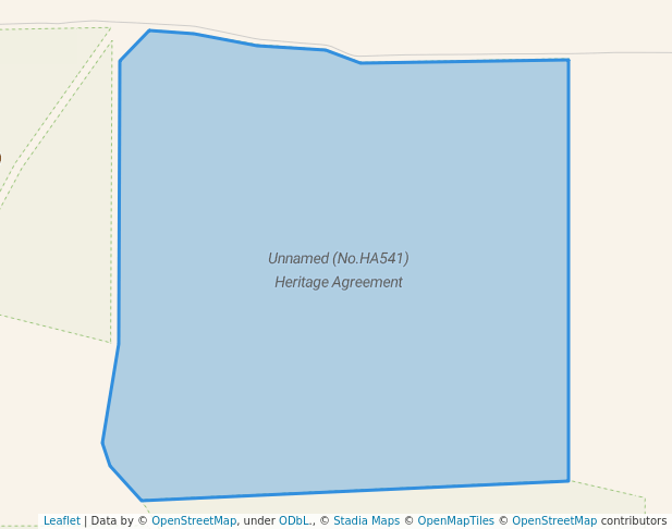 walking in Unnamed (No.HA541) Heritage Agreement map in Cocata