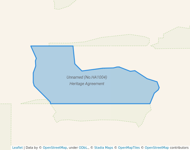 walking in Unnamed (No.HA1004) Heritage Agreement map in Karte