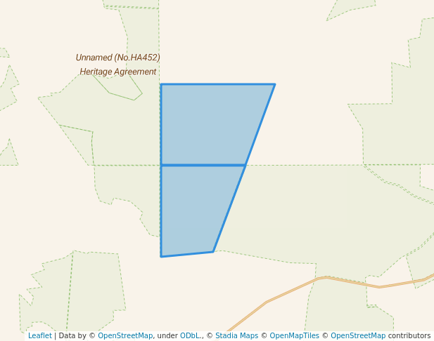 walking in Unnamed (No.HA843) Heritage Agreement map in Cocata