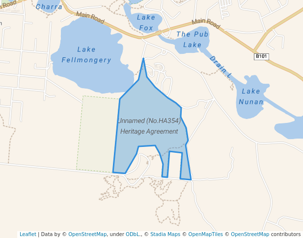 walking in Unnamed (No.HA354) Heritage Agreement map in Bray
