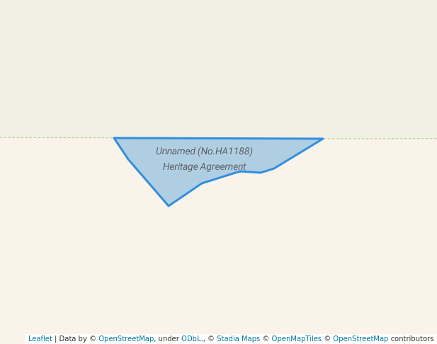 walking in Unnamed (No.HA1188) Heritage Agreement map in Karte