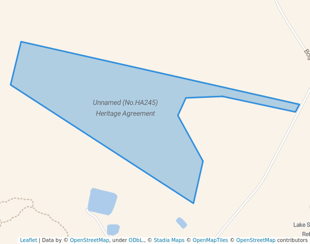 walking in Unnamed (No.HA245) Heritage Agreement map in Bray