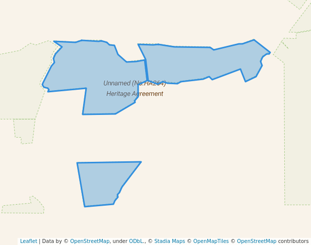 walking in Unnamed (No.HA264) Heritage Agreement map in Karte