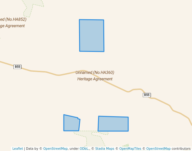 walking in Unnamed (No.HA360) Heritage Agreement map in Toora