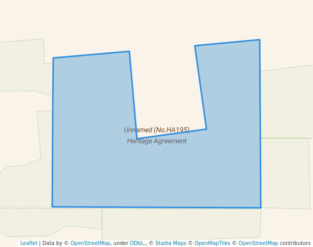 walking in Unnamed (No.HA195) Heritage Agreement map in Maggea
