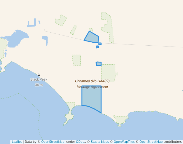 walking in Unnamed (No.HA409) Heritage Agreement map in Penong