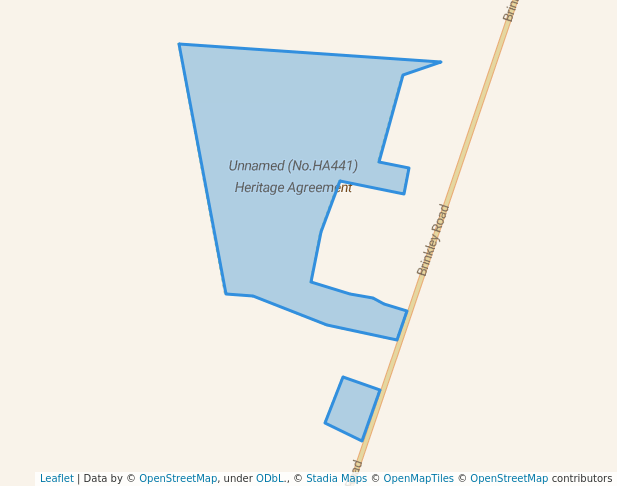 walking in Unnamed (No.HA441) Heritage Agreement map in Toora