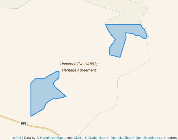 walking in Unnamed (No.HA852) Heritage Agreement map in Toora