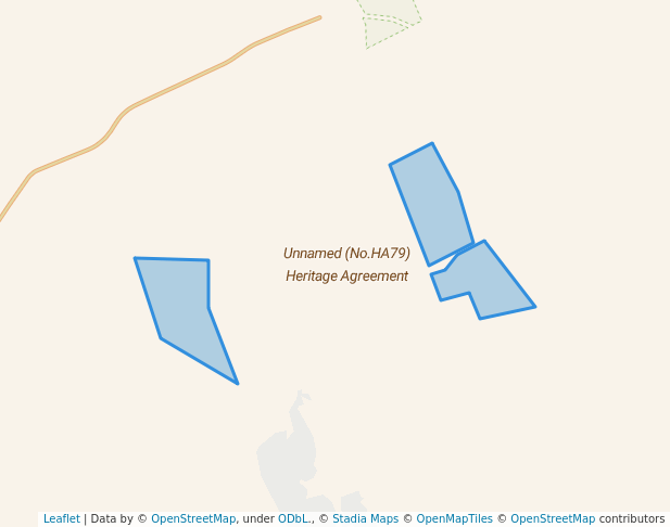 walking in Unnamed (No.HA79) Heritage Agreement map in Taratap