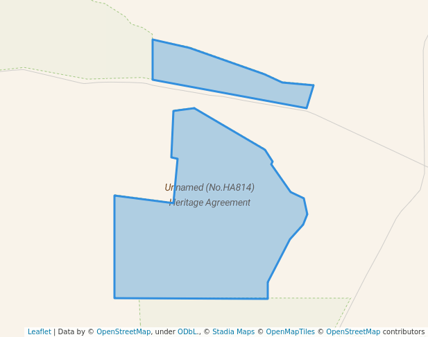 walking in Unnamed (No.HA814) Heritage Agreement map in Maggea