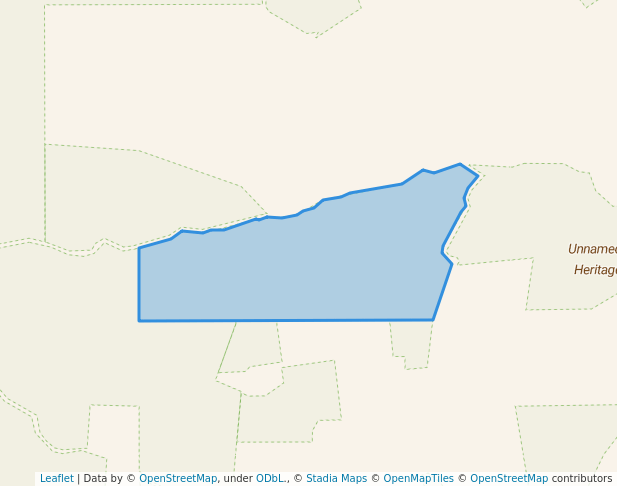 walking in Unnamed (No.HA815) Heritage Agreement map in Karte